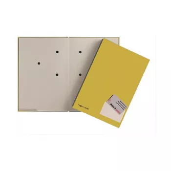 PAGNA Chemise Signature A4 jaune 1 poche porte-cartes de visite 240x310 mm