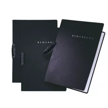 Pagna Chemise de présentation Swing DIN A4 noir - Fournitures de bureau