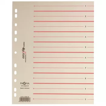 100 feuilles intercalaires PAGNA Easy Rip A4 beige