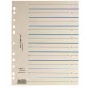 Intercalaires à index PAGNA Easy Rip A4 100 feuilles beige perforés 4 trous carton 160 g/m²