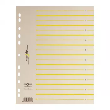 100 séparateurs de documents PAGNA Easy Rip A4 beige