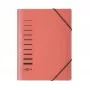 Pagna Chemise d'organisation 6 compartiments rouge