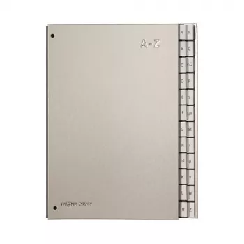 Pagna 24249-14 Classeur à échéances Color 24 compartiments A-Z, A4, argent