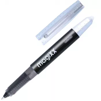 Roller ONLINE MagiXX noir/argent 0,7 mm encre bleue 1 pièce
