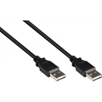 Câble de raccordement USB 2.0 haute vitesse Good Connections EASY A vers A - noir - 3 m