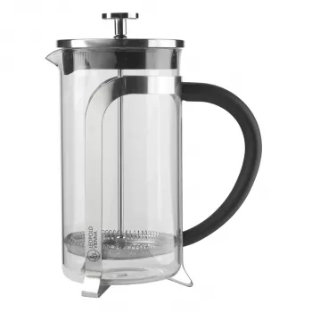 Cafetière Leopold Vienna 1L verre/acier inoxydable LV01533