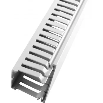 Goulotte de câblage LICATEC 100x75mm sans halogène gris 7674-1
