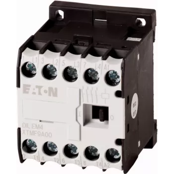 Eaton DILEM-4-230 Mini-contacteur, 230 V AC, 4 kW, 3 pôles, 1 contact auxiliaire NO, bornes à vis