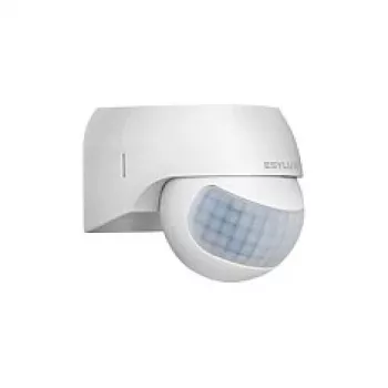 ESYLUX MD 180 Basic Détecteur de mouvement infrarouge passif, montage mural, blanc, IP44, câble 2,5 m