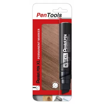 Pentel N50XL Marqueur permanent pointe biseau noir largeur de trait 17,0 mm robuste