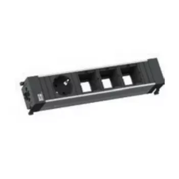 Bachmann CONFERENCE / TOP FRAME cadre de montage pour multiprise - noir