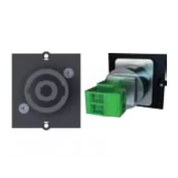 Module personnalisé Bachmann - plaque de façade modulaire à encliqueter - Speakon (4 pôles)