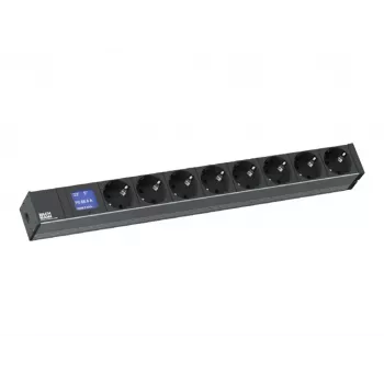 Bachmann BN0500 PDU 19 pouces 1U 8x Schuko fiche Schuko 2m 230V 16A