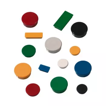 Aimants FRANKEN Bleu ronds 24 mm force de maintien 300 g lot de 10