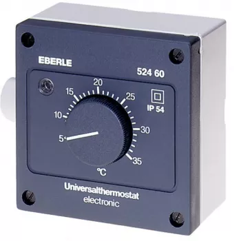 Eberle Controls AZT-A 524 510 thermostat d'ambiance - noir - IP54 - 5-35°C - 230V AC
