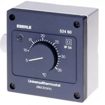 Eberle Controls AZT-A 524 510 thermostat d'ambiance - noir - IP54 - 5-35°C - 230V AC