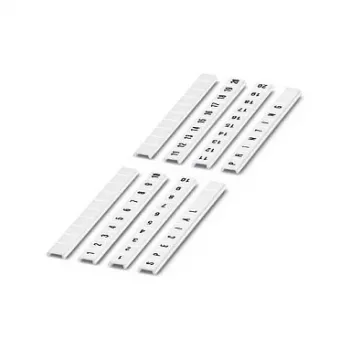 Marqueurs de bornier Phoenix Contact ZB 6,1 mm blanc lot de 10 0808749