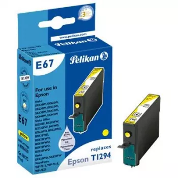 Cartouche d'encre compatible Pelikan pour Epson T1294 jaune (11,3 ml, 500 pages) - 1021430680