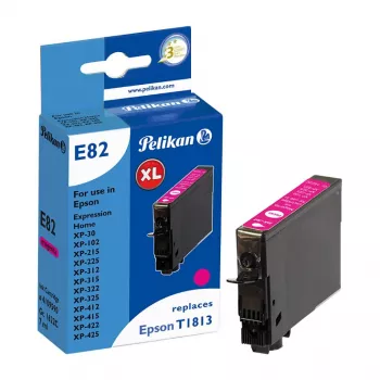 Cartouche d'encre compatible Pelikan pour Epson T1813 magenta (4,5 ml, 180 pages) - 1021430728