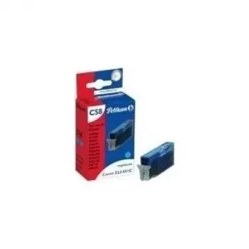 Cartouche d'encre compatible Pelikan pour Canon CLI-551C XL cyan grande capacité 11 ml
