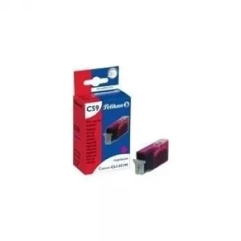 Cartouche d'encre compatible Pelikan pour Canon CLI-551M XL - magenta - très grande capacité (11 ml)