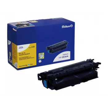 Cartouche de toner compatible Pelikan Premium pour HP CE261A (cyan, 11 000 pages)