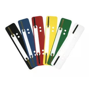 Wekre 100 attaches-lettres blanc plastique