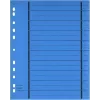 50 intercalaires WEKRE, A4, 190 g/m2, bleus (951040850IF)