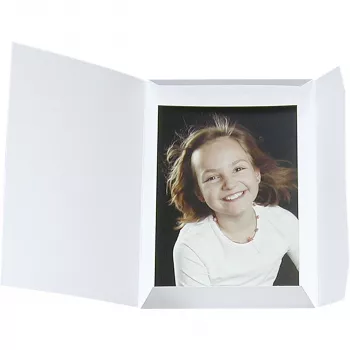 DAIBER chemises portrait Sprint-Line 13x18 blanc (lot de 100)