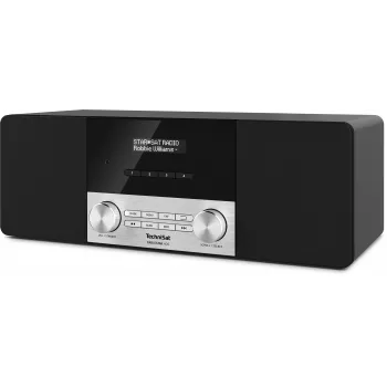 TechniSat CABLESTAR 400 DAB+ Radio with Bluetooth, 2 x 10W, Black