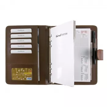 Organiseur personnel BIND Standard A5 simili-cuir noir