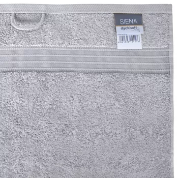 Dyckhoff Siena Drap de bain argent 70 x 140 cm