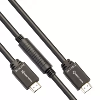 Kindermann Câble HDMI actif 4K60 10 m