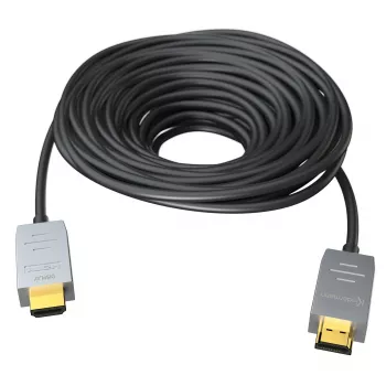 Kindermann câble HDMI 2.0 AOC 50 m mâle/mâle - câble HDMI optique actif - 4K UHD @60Hz - 18 Gbit/s - HDR - HDCP 2.2