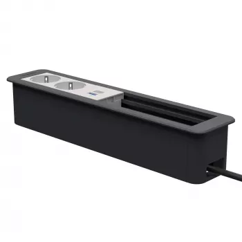 Kindermann CP Office cadre 6 voies 2x prises 1x USB PD (7551000332)