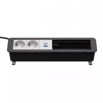 Module de charge Kindermann CP Office Desk 6-F 2x prise 1x USB-PD