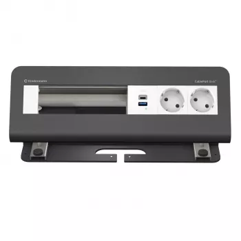 Kindermann CablePort desk² 6 voies 2x prise de courant USB module de serrage de table