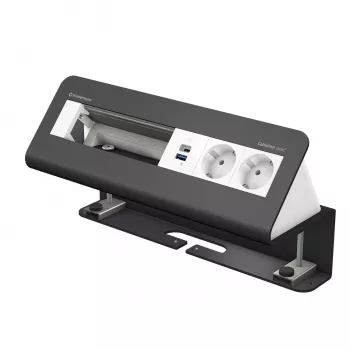 Kindermann CablePort desk² 6 voies 2x prise de courant USB module de serrage de table