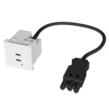 Kindermann chargeur USB-C double port 65W PD