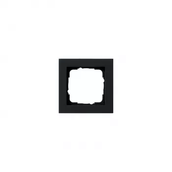 Kindermann Switch Frame Gira E2 noir 1 poste