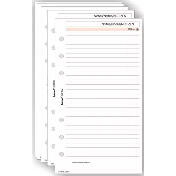 BIND 50 Papier de recharge pour classeur à anneaux Notes A6 - A6