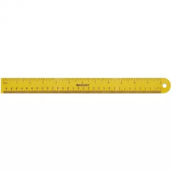 Règle Westcott 30 cm jaune