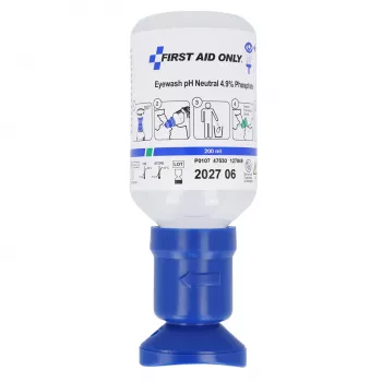 Flacon de rinçage oculaire neutralisant First Aid Only pH neutre 200 ml