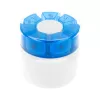 Pilulier First Aid Only avec coupe-comprimés bleu blanc