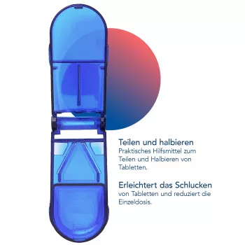 Coupe-comprimés First Aid Only bleu