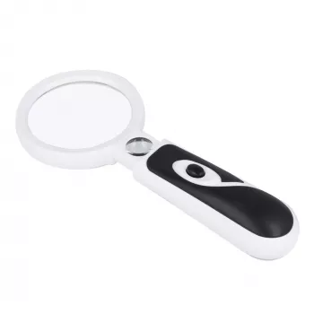 Loupe First Aid Only blanche 8x 12x