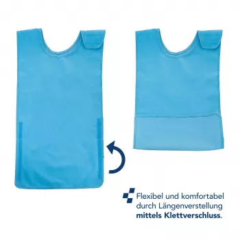 Bavoir patient First Aid Only bleu réglable individuellement 1 pièce