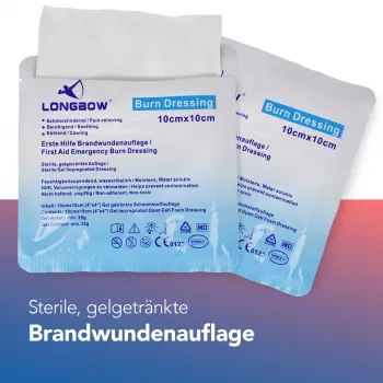 Pansement pour brûlures First Aid Only P-91400 00 transparent 10 pièces