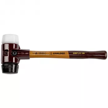 HALDER SIMPLEX maillet à face souple 60 mm caoutchouc composite/plastique TE SIMPL