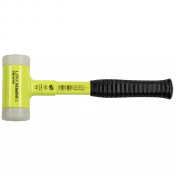 Halder SUPERCRAFT maillet à face souple GG 50, jaune, manche incassable